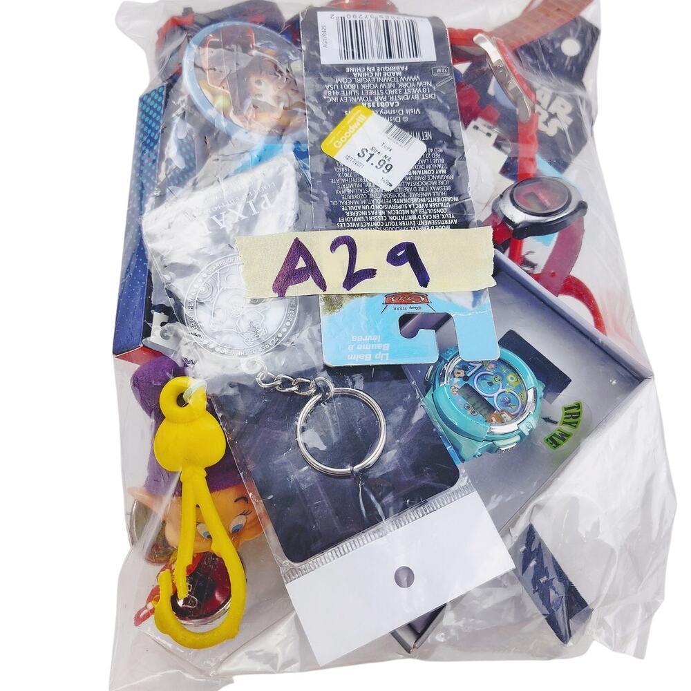 Disney Boys Mix Pop Culture Mystery Jewelry Bundle – 1.6 Pound AS-IS Lot A29